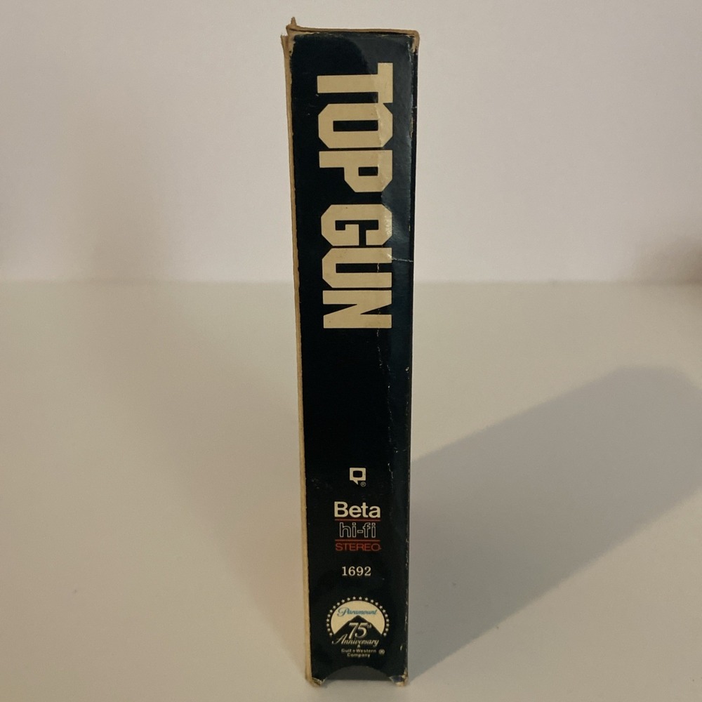 1987 Top Gun Movie Betamax Hi-Fi Video Cassette Paramount Home Video *NOT VHS* - Picture 6 of 9